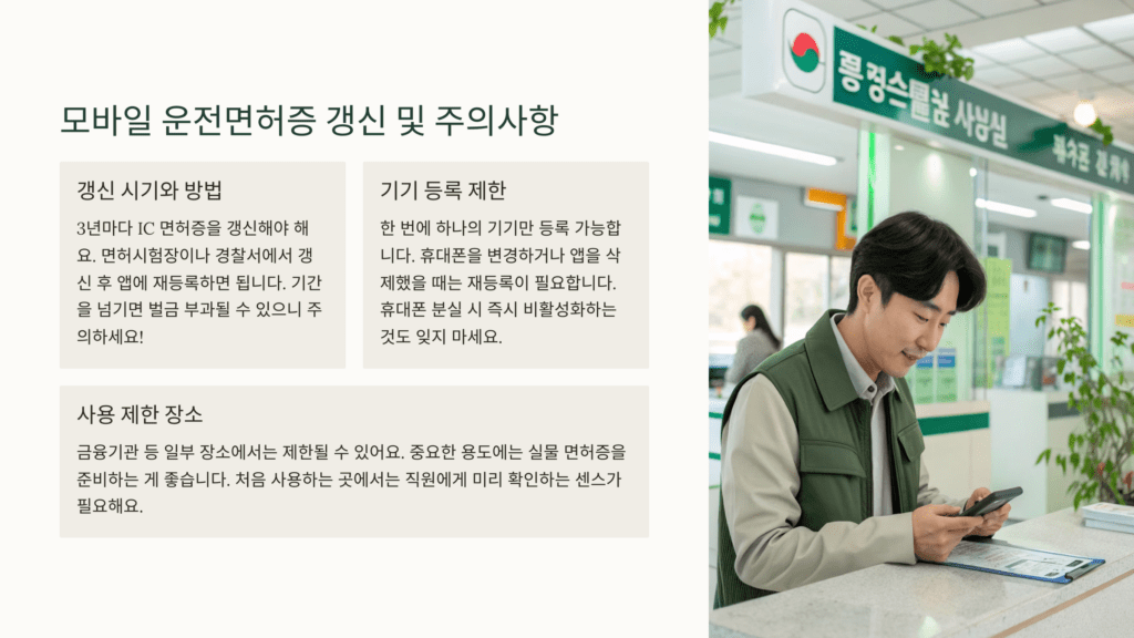 모바일 운전면허증 발급
