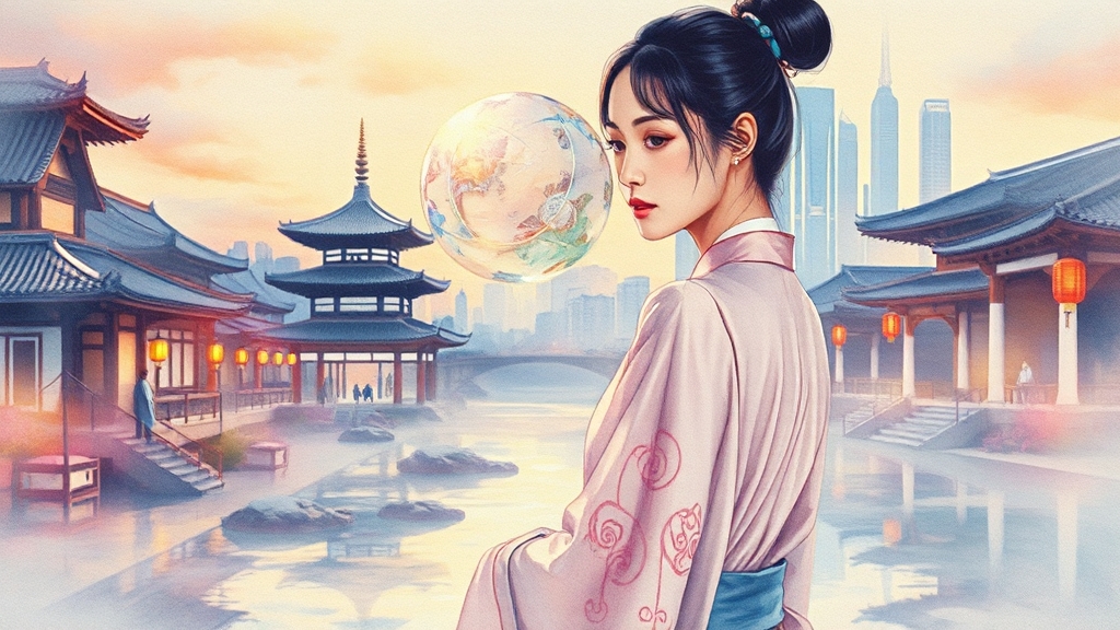 챗GPT 사주, 그게 뭔가요? (watercolor 스타일)
