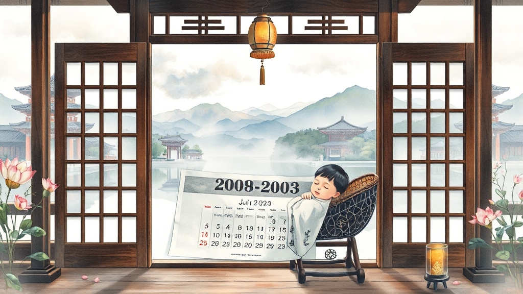 정확한 분석의 시작: 만세력 준비 (watercolor 스타일)