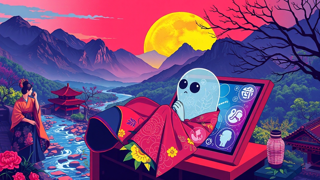 챗GPT 사주, 정확도와 주의점 (popart 스타일)