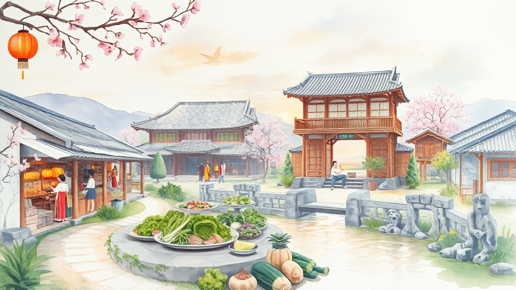 일상 속 혈당 관리의 비결 (watercolor 스타일)