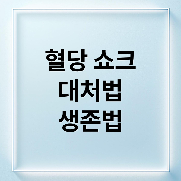 당뇨환자 필독